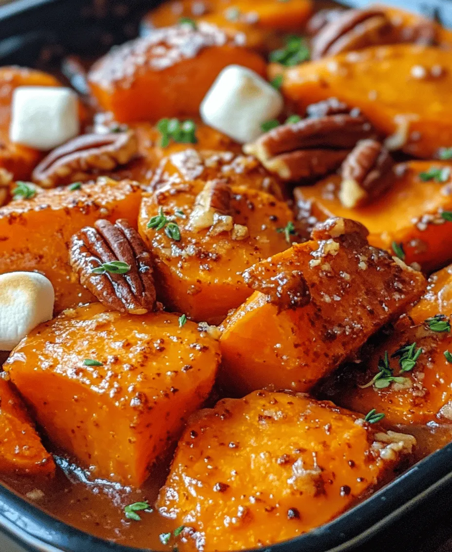 Sweet Harmony Candied Sweet Potatoes is a dish that embodies comfort and warmth, making it a cherished staple in many households. Known for their rich sweetness and soft, buttery texture, candied sweet potatoes have a way of bringing people together during family gatherings and festive occasions. This delightful recipe not only showcases the natural sweetness of the tubers but also enhances their flavor with a luscious glaze, creating a dish that is both visually appealing and irresistibly delicious.