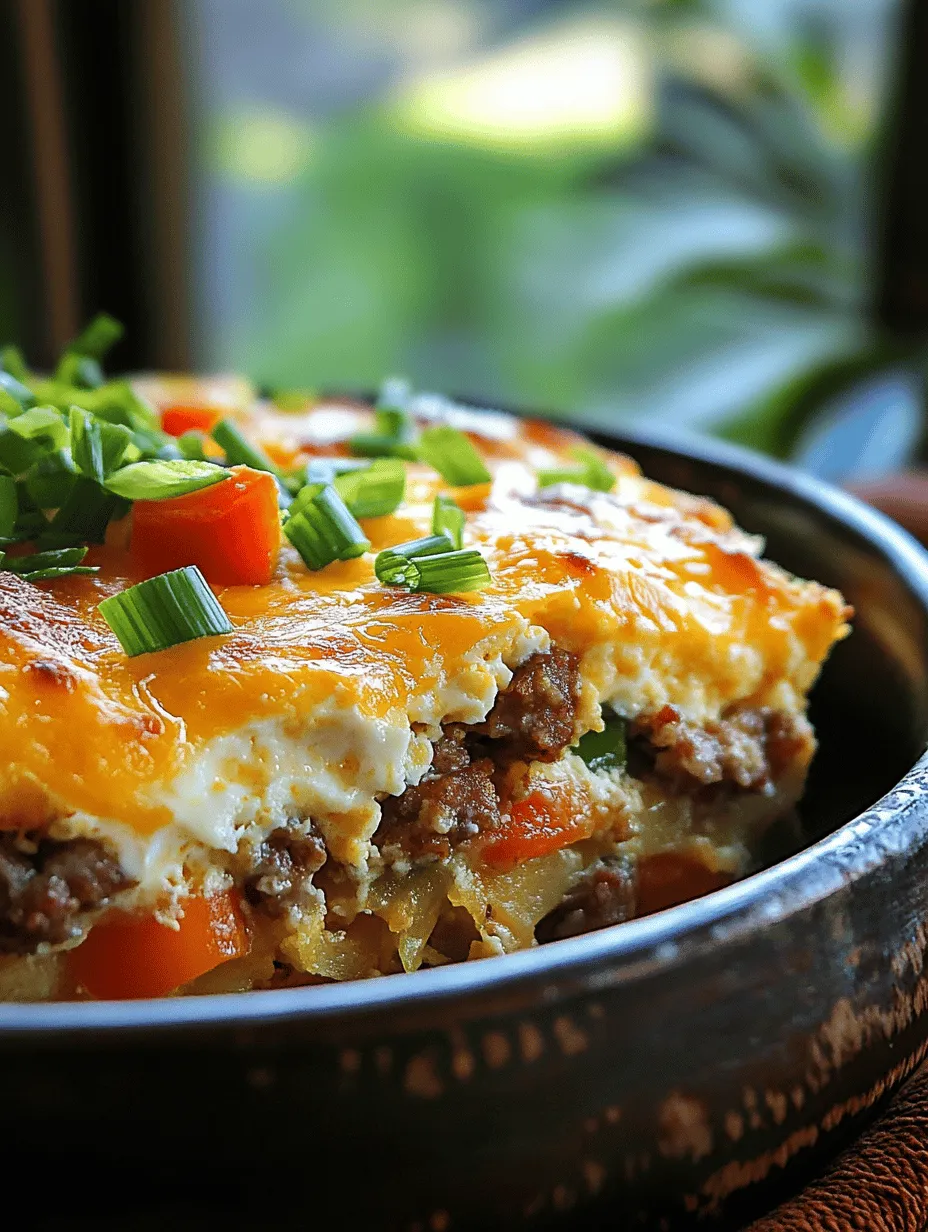 Breakfast is often hailed as the most important meal of the day, and what better way to kick off your morning than with a hearty dish that brings together the best flavors of breakfast? Our Sausage, Egg & Cream Cheese Hash Brown Breakfast Casserole is a delightful blend of savory breakfast sausage, creamy eggs, and rich cream cheese, all nestled atop a bed of crispy hash browns. This easy-to-make casserole is not only delicious but also perfect for a variety of occasions, whether you're hosting a family gathering, preparing a weekend brunch, or just looking for a quick and satisfying meal to start your busy day.