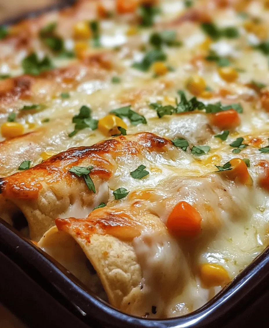 When it comes to comfort food, few dishes can compare to creamy chicken enchiladas with sour cream white sauce. This delectable dish combines tender chicken, robust spices, and a rich, creamy sauce, all wrapped in soft tortillas. It’s a warm hug on a plate, perfect for family dinners, gatherings, or even a cozy night in. The creamy texture and satisfying flavors of these enchiladas make them a beloved staple in many households, proving that comfort food is not just about taste but also about bringing people together.