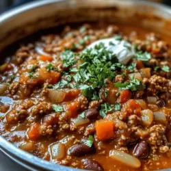 Understanding the roots of our comfort food can lead us to cherished memories and family traditions. One such dish that holds a special place in many hearts is Grandma's Secret Beef Chili. This hearty and flavorful recipe is not only a staple in many households but also a canvas for personalization, making it perfect for gatherings or cozy dinners at home. Many of us can recall the warm, inviting aroma wafting from the kitchen as this comforting dish simmers away, beckoning family members to gather around the dinner table, ready to indulge in a bowl of goodness.