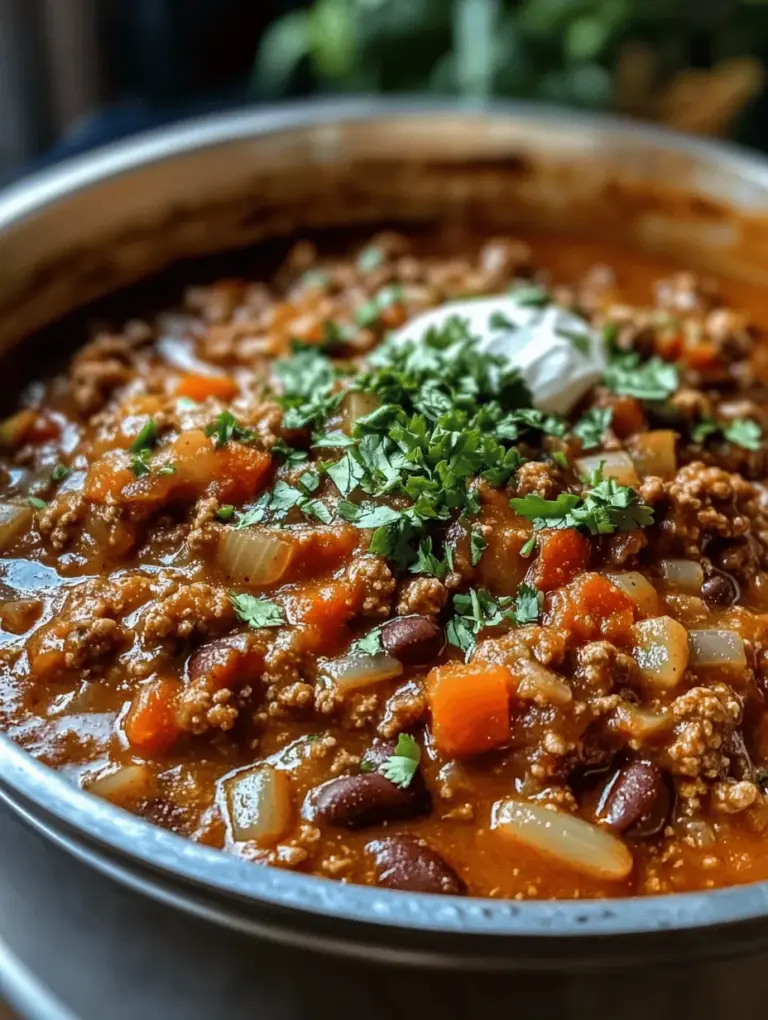 Understanding the roots of our comfort food can lead us to cherished memories and family traditions. One such dish that holds a special place in many hearts is Grandma's Secret Beef Chili. This hearty and flavorful recipe is not only a staple in many households but also a canvas for personalization, making it perfect for gatherings or cozy dinners at home. Many of us can recall the warm, inviting aroma wafting from the kitchen as this comforting dish simmers away, beckoning family members to gather around the dinner table, ready to indulge in a bowl of goodness.