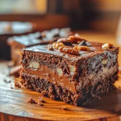 German Chocolate Brownies are a delightful twist on the classic brownie, combining the rich flavors of chocolate with the nutty crunch of pecans and the sweet texture of shredded coconut. This dessert is not only a feast for the taste buds but also has a fascinating backstory that connects it to the origins of German chocolate itself.