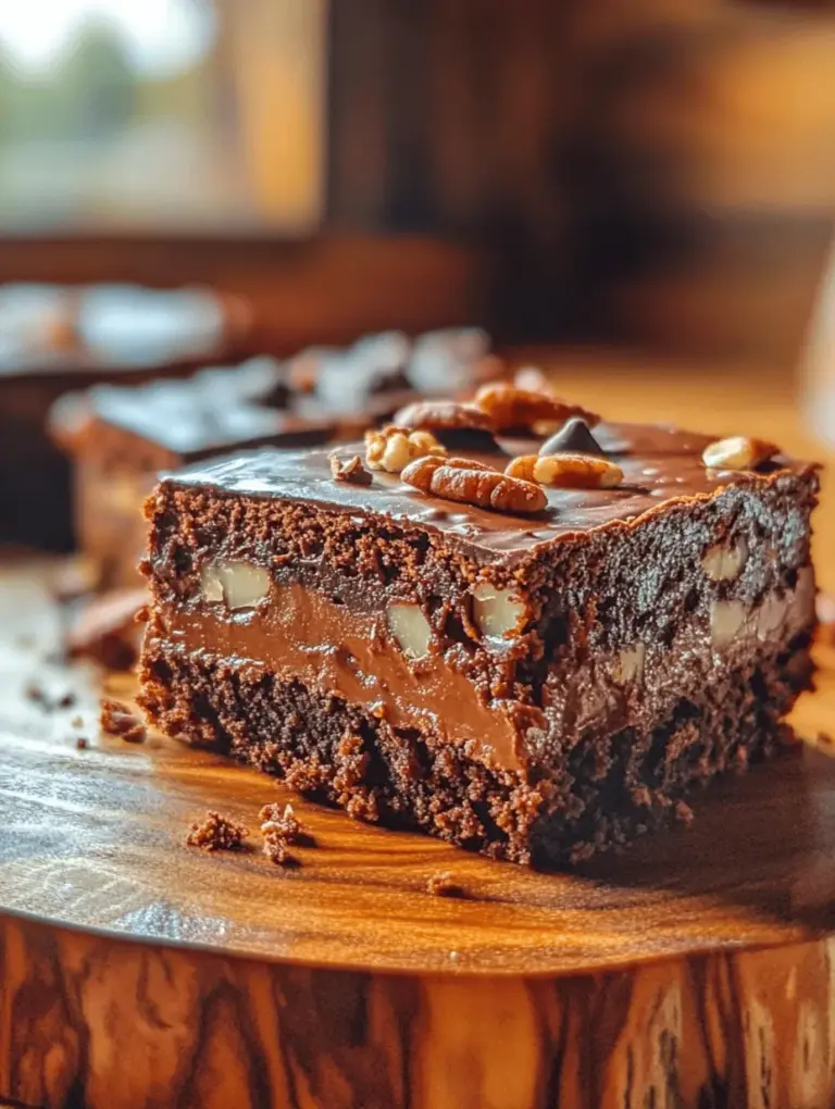 German Chocolate Brownies are a delightful twist on the classic brownie, combining the rich flavors of chocolate with the nutty crunch of pecans and the sweet texture of shredded coconut. This dessert is not only a feast for the taste buds but also has a fascinating backstory that connects it to the origins of German chocolate itself.