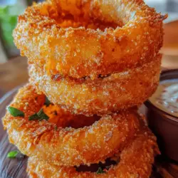 Onion rings are a classic snack and side dish that have captured the hearts and taste buds of food lovers around the world. Their irresistible crunch and savory flavor make them a perfect accompaniment to burgers, sandwiches, or even enjoyed on their own as a delectable treat. Whether you’re dining out at a favorite restaurant or hosting a lively backyard barbecue, onion rings are often a go-to item for both casual and festive occasions.