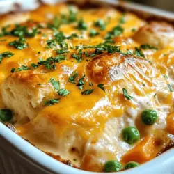 When it comes to comfort food, few dishes can bring the same warmth and satisfaction as a hearty casserole. Among the myriad of options available, Creamy Chicken Delight with Biscuit Bliss stands out as a timeless classic that combines rich flavors with a cozy, inviting texture. This dish is not just a meal; it’s a hug on a plate, perfect for family gatherings or a quiet night in. The creamy base, tender chicken, and fluffy biscuits create an irresistible combination that will have everyone wanting seconds.