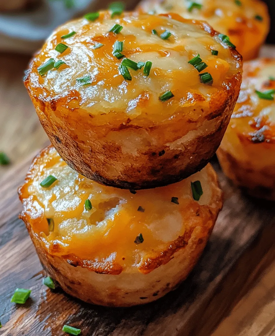 If you’re on the lookout for a comforting dish that is as delightful to eat as it is easy to make, look no further than Cheesy Mashed Potato Muffins. This innovative recipe transforms traditional mashed potatoes into a fun and versatile dish that can be served for breakfast, lunch, dinner, or even as a snack. The appeal of this recipe lies in its combination of creamy, cheesy goodness and the convenience of muffin-sized portions that are perfect for any occasion.