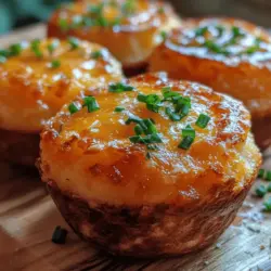 If you’re on the lookout for a comforting dish that is as delightful to eat as it is easy to make, look no further than Cheesy Mashed Potato Muffins. This innovative recipe transforms traditional mashed potatoes into a fun and versatile dish that can be served for breakfast, lunch, dinner, or even as a snack. The appeal of this recipe lies in its combination of creamy, cheesy goodness and the convenience of muffin-sized portions that are perfect for any occasion.