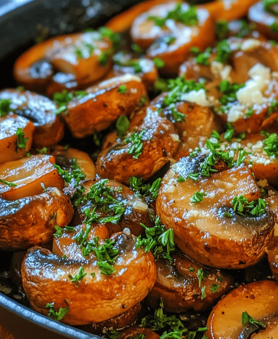 If you’re looking for a dish that’s bursting with flavor yet simple enough for any culinary enthusiast to master, look no further than buttery herb garlic mushrooms. This delightful recipe transforms humble mushrooms into a savory side dish that can stand up to any main course or even shine as a highlight on its own. The combination of earthy mushrooms, aromatic garlic, and fresh herbs creates an irresistible medley that’s sure to please any palate.