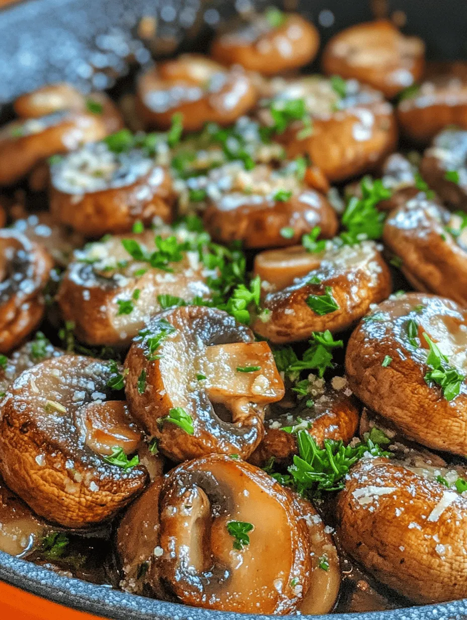 If you’re looking for a dish that’s bursting with flavor yet simple enough for any culinary enthusiast to master, look no further than buttery herb garlic mushrooms. This delightful recipe transforms humble mushrooms into a savory side dish that can stand up to any main course or even shine as a highlight on its own. The combination of earthy mushrooms, aromatic garlic, and fresh herbs creates an irresistible medley that’s sure to please any palate.