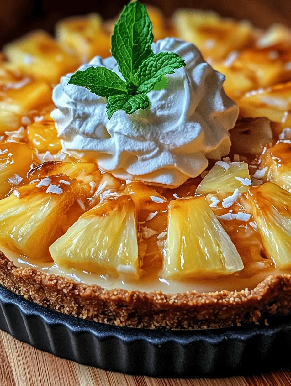 Imagine a slice of heaven on a plate, where the creamy richness of cream cheese meets the tropical sweetness of fresh pineapple. The Pineapple Cream Cheese Pie is not just a dessert; it's a delightful experience that transports your taste buds to a sun-kissed beach with every bite. This pie is perfect for any occasion, whether it’s a summer barbecue, a holiday gathering, or simply a treat for yourself. Its vibrant flavors and luscious texture make it a crowd-pleaser, enticing everyone to come back for seconds.