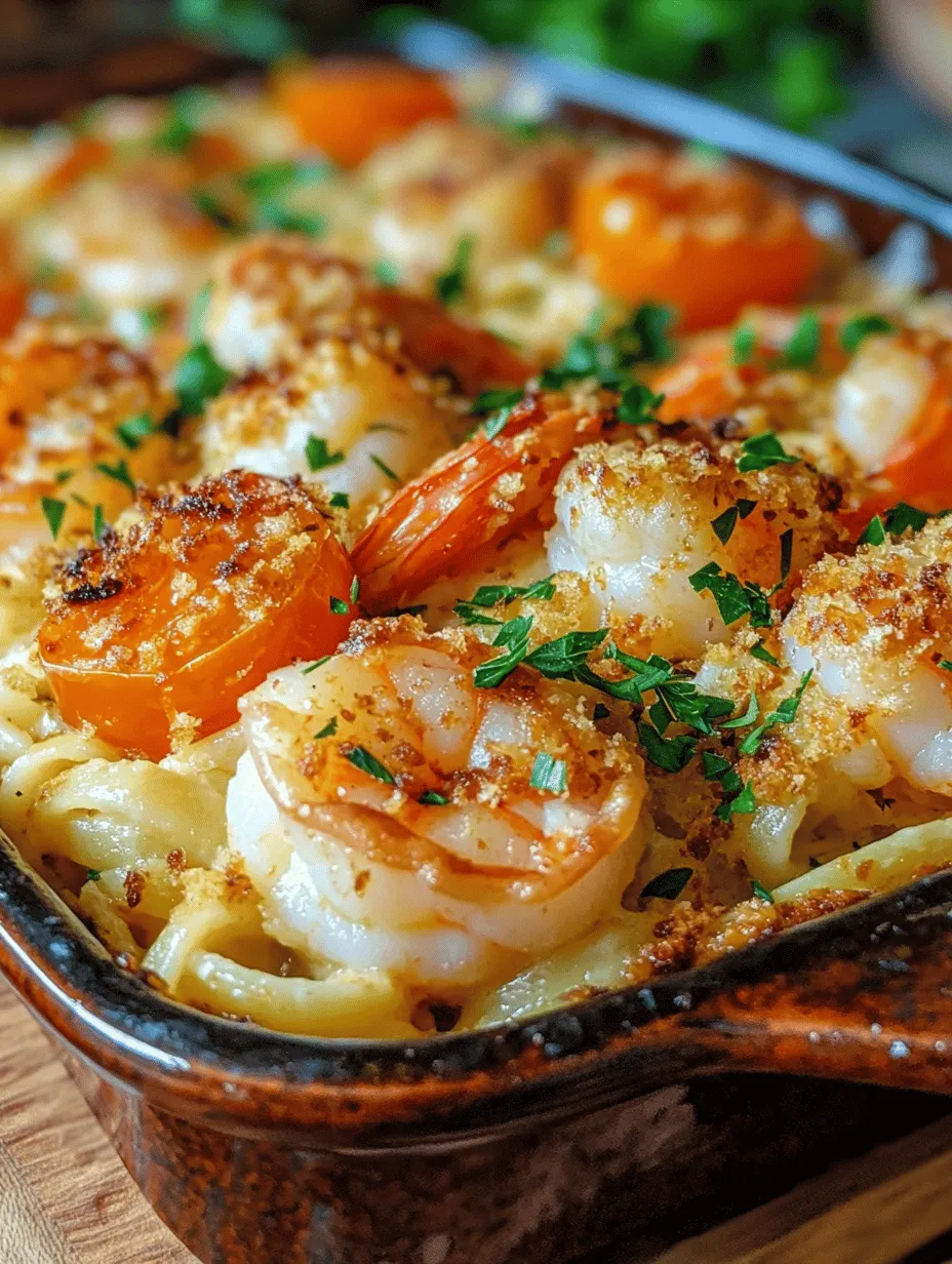 Imagine a dish that brings together the vibrant flavors of the ocean with the comforting embrace of pasta, all baked to perfection. The Shrimp Scampi Pasta Bake is not just a meal; it’s an experience that elevates the classic shrimp scampi into a hearty, satisfying dish. Perfect for family gatherings, friendly get-togethers, or a cozy night in, this recipe delivers on all fronts, offering a delightful blend of flavors and textures that will have everyone coming back for seconds. As we delve into this culinary journey, prepare to discover a dish that is as inviting as it is delicious, combining succulent shrimp, tender pasta, and a rich, creamy sauce—all baked together until golden and bubbly.