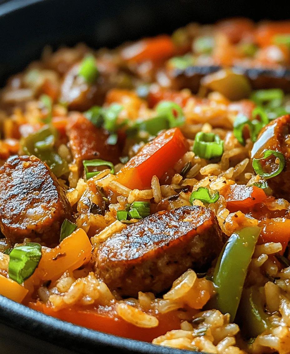 Cajun cuisine, known for its bold flavors and vibrant ingredients, brings a unique flair to any meal. One of the standout dishes that encapsulates the essence of Cajun cooking is the Cajun Sausage and Rice Skillet. This one-pan wonder not only combines the smoky richness of sausage with the comforting nature of rice but also bursts with colorful vegetables and aromatic spices. This dish is not only satisfying but also easy to prepare, making it a perfect candidate for any weeknight dinner.