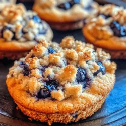 If you’re on the lookout for a delightful treat that combines the beloved flavors of blueberry muffins with the satisfying texture of cookies, then Blueberry Muffin Cookies with Streusel Topping is a must-try recipe. These cookies are not only delicious but also incredibly versatile, making them perfect for various occasions. Whether you're enjoying them for breakfast, snacking in the afternoon, or serving them as a dessert after dinner, these cookies fit seamlessly into any part of your day.