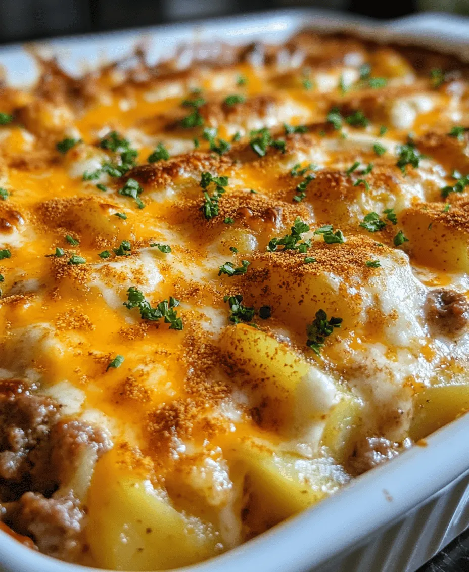 When it comes to comfort food, few dishes can rival the hearty appeal of a cheesy hamburger potato casserole. This dish combines the satisfying flavors of seasoned ground beef, tender potatoes, and gooey melted cheese, all baked together to create a warm, inviting meal that feels like a hug on a plate. The rich, savory flavors and creamy texture make it a favorite for family dinners, potlucks, and weeknight meals alike.