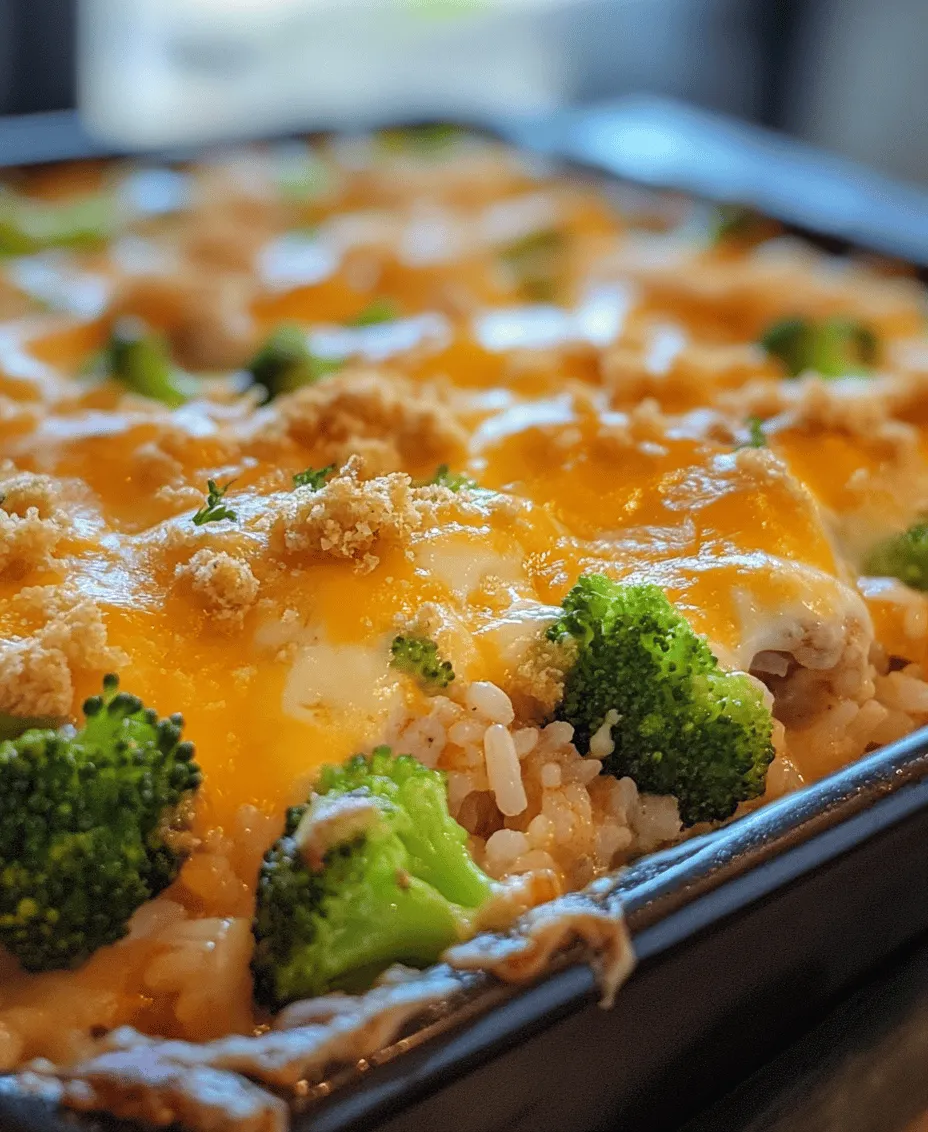 In the realm of comfort foods, few dishes can compete with the heartwarming allure of a cheesy chicken broccoli rice bake. This delightful casserole is more than just a meal; it’s a cozy, satisfying hug in a dish. Perfect for busy weeknights, it brings together wholesome ingredients into a creamy, cheesy symphony that appeals to both adults and children alike. The beauty of this recipe lies in its versatility. Whether you’re looking to clean out the fridge or feed picky eaters, this dish can easily be adapted to include a variety of vegetables or proteins, making it a staple for any family.