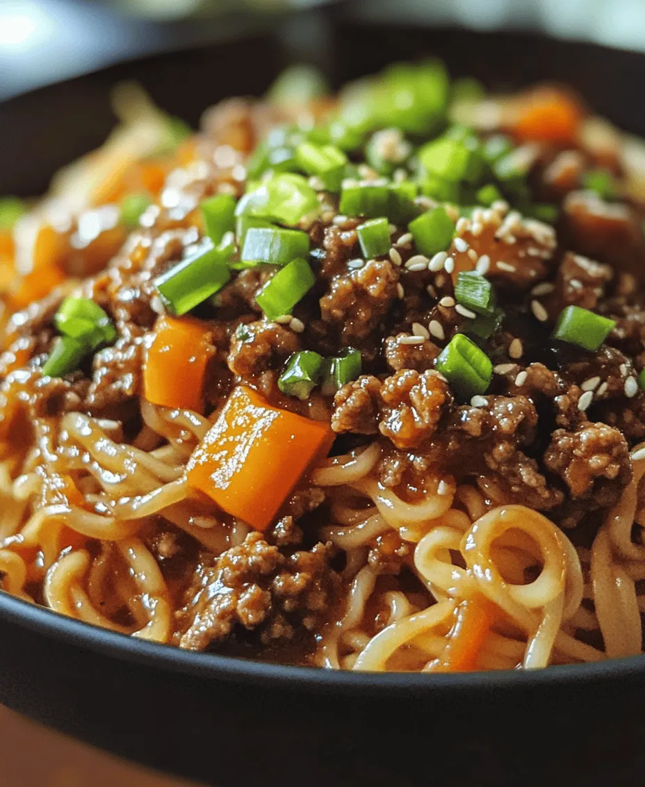 To truly appreciate Savory Mongolian Ground Beef Noodles, it’s essential to understand the key components that contribute to its delightful taste and texture. Each ingredient plays a vital role in creating a dish that is both satisfying and nutritious.