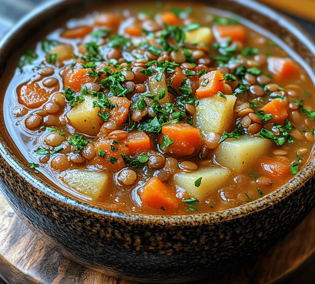 In the realm of comfort food, few dishes can rival the warmth and satisfaction of a hearty lentil soup. This Heartwarming Hearty Lentil Soup recipe not only delivers on flavor but also offers a nourishing blend of ingredients that cater to both health and taste. Lentils are a powerhouse of protein and fiber, making this soup an ideal choice for a wholesome meal. Whether you're seeking a cozy dinner for a chilly evening or a fulfilling dish to share with loved ones, this recipe is sure to become a staple in your kitchen.