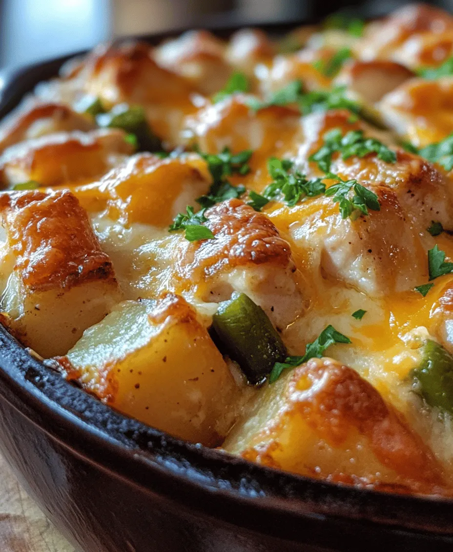 A successful recipe starts with quality ingredients. Let’s break down the key components of the Cheesy Chicken and Potato Bake and understand their benefits.