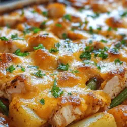 A successful recipe starts with quality ingredients. Let’s break down the key components of the Cheesy Chicken and Potato Bake and understand their benefits.