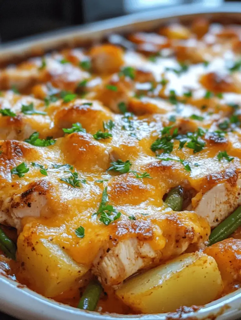 A successful recipe starts with quality ingredients. Let’s break down the key components of the Cheesy Chicken and Potato Bake and understand their benefits.