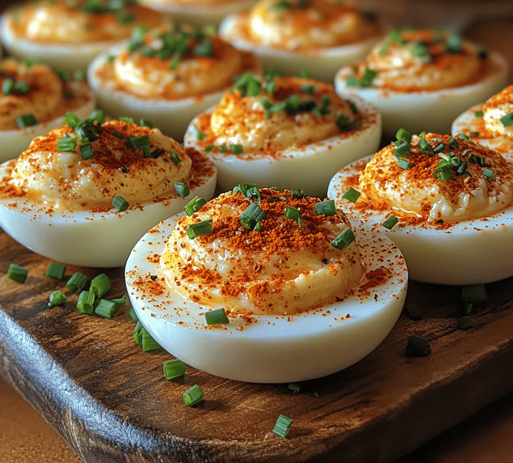 Deviled eggs are a quintessential appetizer that has graced tables at gatherings, picnics, and celebrations for generations. Their creamy filling and flavorful kick make them a beloved choice for both casual and formal occasions. Whether served at a summer barbecue, a holiday feast, or simply as a snack at home, deviled eggs consistently bring a sense of nostalgia and comfort to those who indulge in them.