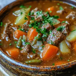 When the chill of winter sets in or the clouds linger on a rainy day, there’s nothing quite like a warm bowl of soup to wrap you in comfort. Mom's Hearty Old-Fashioned Vegetable Beef Soup is not just a recipe; it's a cherished tradition that has been passed down through generations. This dish embodies the warmth of home, evoking memories of family gatherings, laughter, and the delightful aroma wafting from the kitchen.