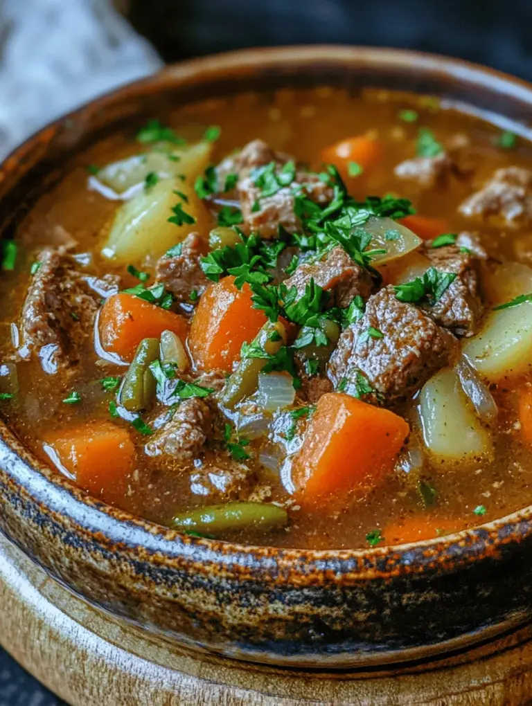 When the chill of winter sets in or the clouds linger on a rainy day, there’s nothing quite like a warm bowl of soup to wrap you in comfort. Mom's Hearty Old-Fashioned Vegetable Beef Soup is not just a recipe; it's a cherished tradition that has been passed down through generations. This dish embodies the warmth of home, evoking memories of family gatherings, laughter, and the delightful aroma wafting from the kitchen.