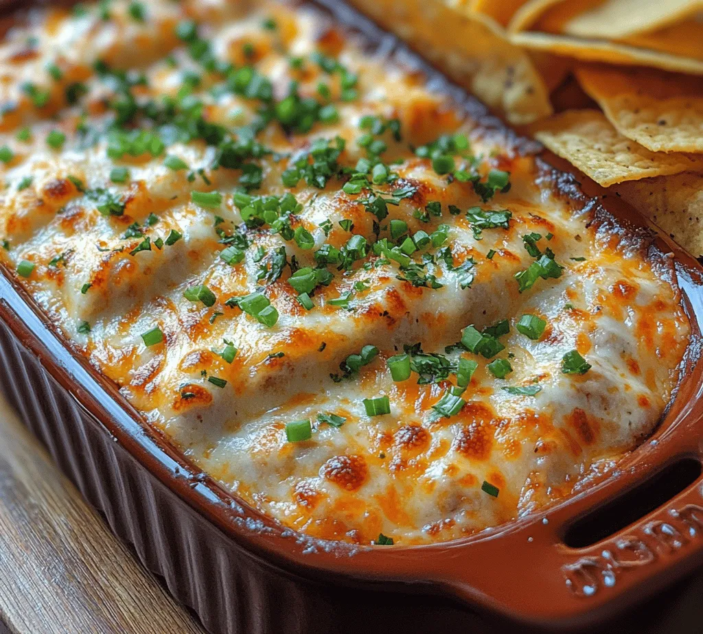 Buffalo Chicken Dip has become a beloved staple in the appetizer realm, showcasing a delightful blend of creamy, spicy, and savory flavors that can satisfy any palate. Ideal for gatherings, game days, or cozy nights in, this dip manages to capture the essence of comfort food while also being a party favorite. Its creamy texture combined with the zesty kick of buffalo sauce creates an irresistible dish that draws people in, making it a must-have at any social event.