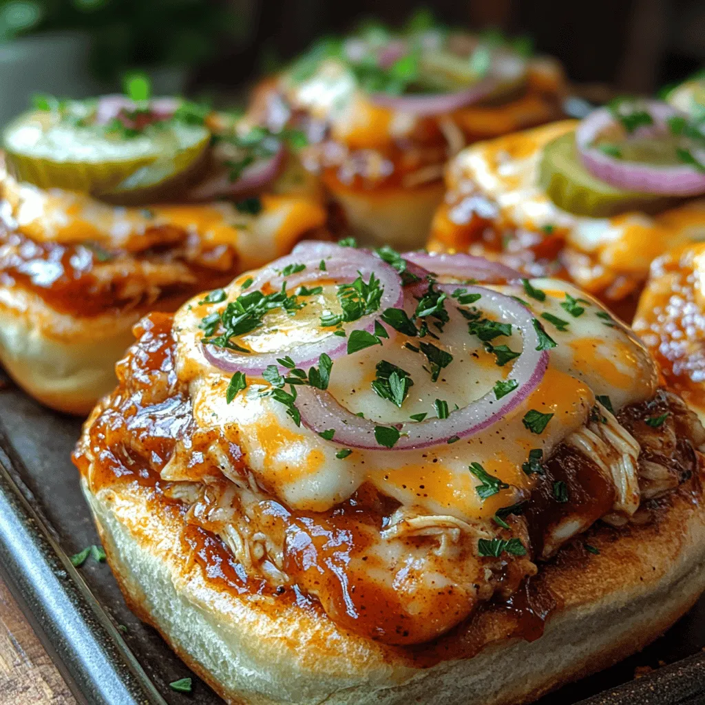 In the world of comfort food, few dishes can rival the satisfaction of BBQ Chicken and Cheese Sliders. These delightful mini sandwiches bring together tender shredded chicken, zesty BBQ sauce, and melted cheese, all nestled between soft slider buns. Perfect for parties, game days, or a cozy family dinner, this recipe is not only easy to make but also packed with flavor. Whether you’re entertaining guests or simply looking for a comforting meal after a long day, BBQ Chicken and Cheese Sliders provide the perfect combination of taste and convenience. Let’s dive into the delicious world of BBQ Chicken and Cheese Sliders, exploring the ingredients, preparation methods, and why they make such a great addition to your recipe repertoire.