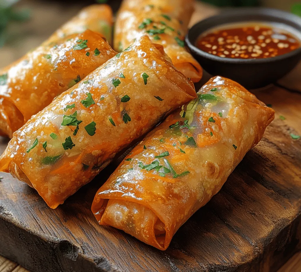 Delve into the world of Asian cuisine with this delightful recipe for Classic Chinese Spring Rolls. Known for their crispy exterior and flavorful filling, these spring rolls are a staple in many Chinese households and restaurants. With their distinctive crunch and savory taste, spring rolls have become a beloved appetizer not just in China, but around the globe. They are perfect for gatherings, celebrations, or simply as a satisfying snack that can be enjoyed at any time of the day.