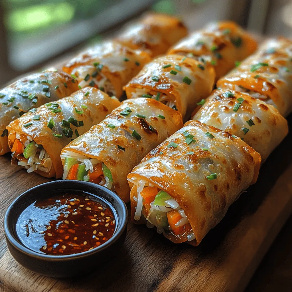 Delve into the world of Asian cuisine with this delightful recipe for Classic Chinese Spring Rolls. Known for their crispy exterior and flavorful filling, these spring rolls are a staple in many Chinese households and restaurants. With their distinctive crunch and savory taste, spring rolls have become a beloved appetizer not just in China, but around the globe. They are perfect for gatherings, celebrations, or simply as a satisfying snack that can be enjoyed at any time of the day.