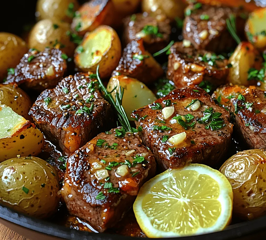 To ensure that your Savory Garlic Butter Steak Bites and Potatoes reach their full flavor potential, the quality of your ingredients cannot be overstated. Using fresh herbs, high-quality cuts of meat, and flavorful fats such as butter and olive oil will elevate your dish significantly. Let's take a closer look at the key ingredients that make this recipe shine.