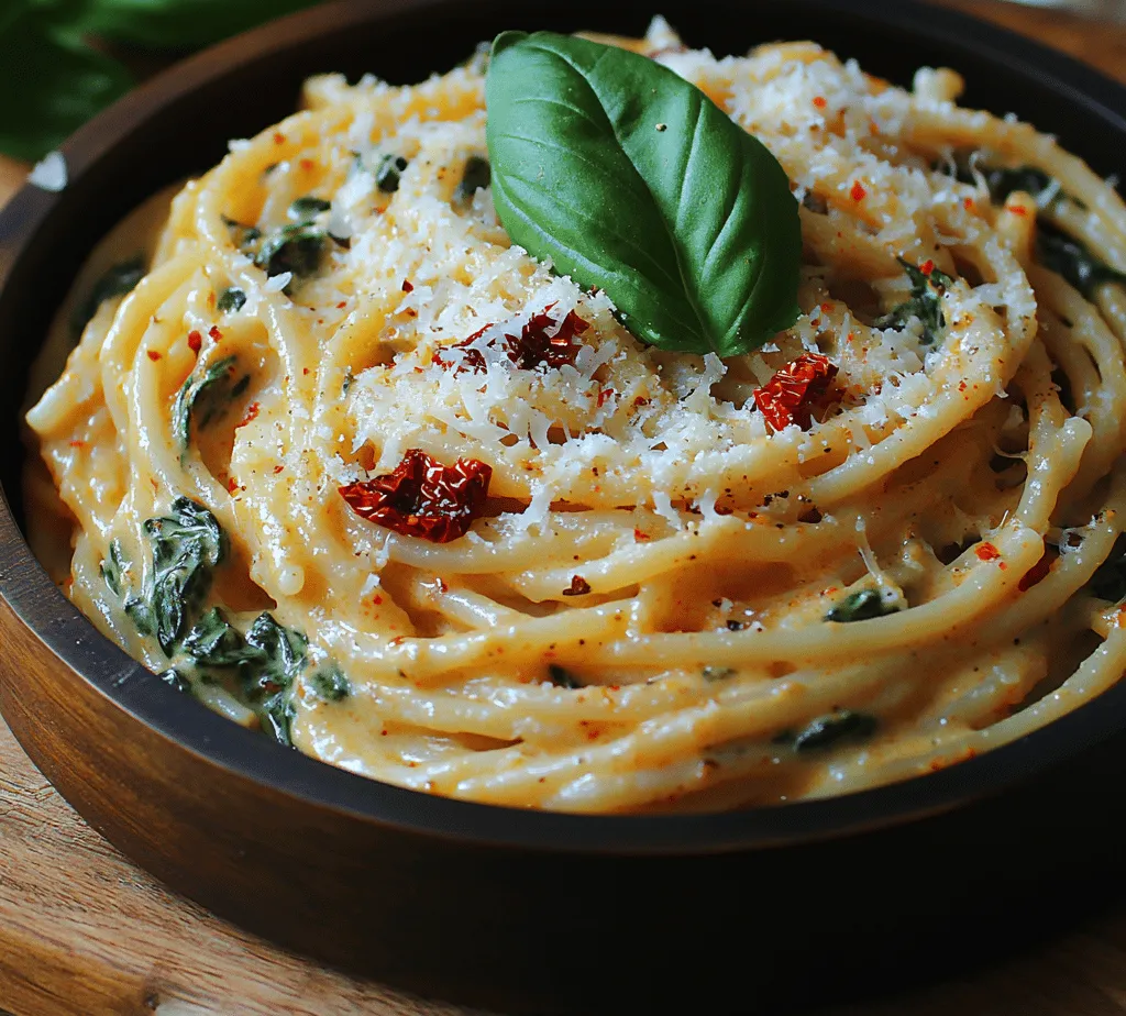 If you're searching for a dish that combines comfort with vibrant flavors, look no further than Creamy Spinach Spaghetti Delight. This exquisite pasta dish is not only visually appealing with its lush green spinach and rich creamy sauce, but it also offers a delightful medley of tastes that will satisfy your cravings. With its creamy texture and aromatic undertones, this recipe is perfect for a cozy family dinner or a casual gathering with friends.