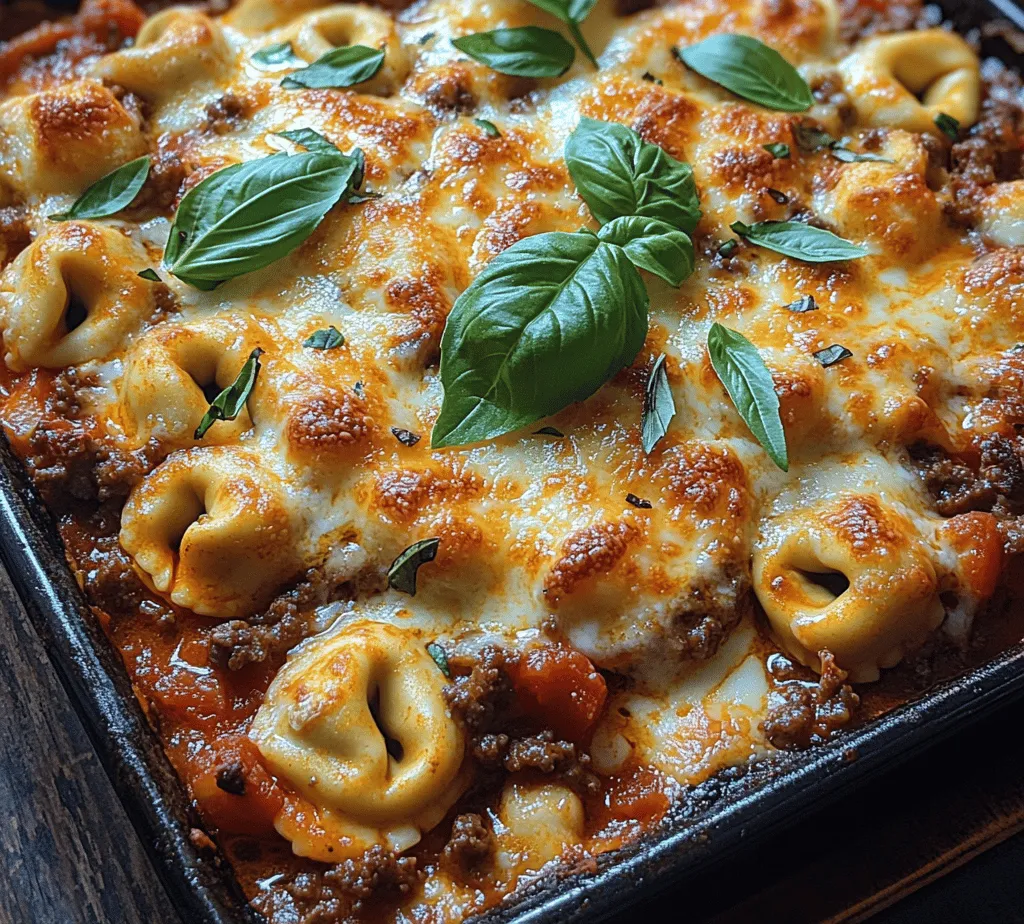 To truly appreciate the allure of Cheesy Baked Tortellini with Meat Sauce, let’s delve into the core ingredients that define this dish. Understanding what makes each component special will not only enhance your cooking skills but also deepen your appreciation for this comforting classic.