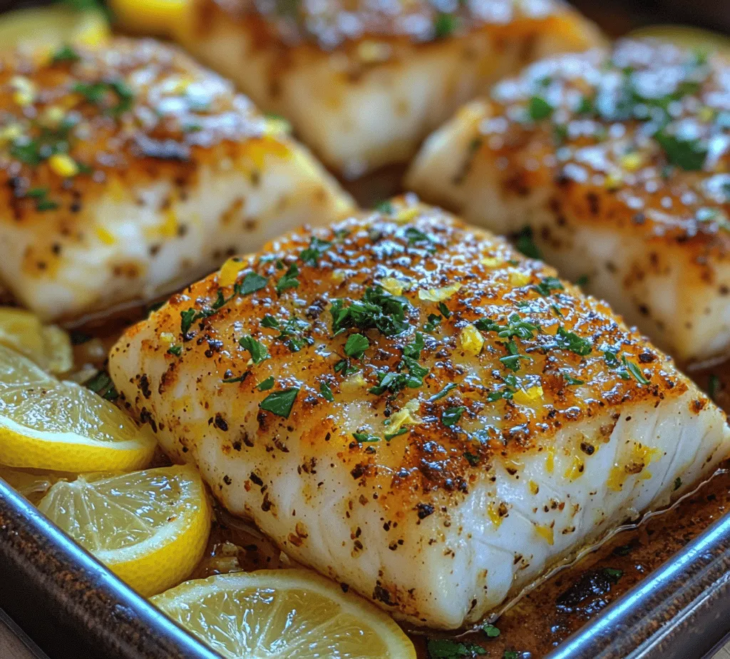 If you're in search of a dish that embodies both flavor and health, look no further than Zesty Lemon Garlic Baked Cod. This delightful recipe seamlessly combines the freshness of cod with the vibrant and zesty flavors of lemon and garlic, creating a culinary experience that is both satisfying and nutritious. The tender, flaky texture of the cod pairs exquisitely with the aromatic notes of garlic and the bright acidity of lemon, making it a perfect choice for both casual weeknight dinners and more elegant gatherings.