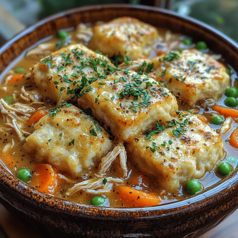 When the temperature dips and the days grow shorter, few meals evoke the same cozy warmth as a steaming bowl of chicken and dumplings. This dish, with its tender chicken, hearty vegetables, and fluffy dumplings, embodies the essence of comfort food, providing both nourishment and a sense of home. The beauty of chicken and dumplings lies not only in its rich, savory flavors but also in its versatility and appeal to all ages. Whether you're gathering around the dinner table with family or enjoying a quiet weeknight meal, this dish is sure to satisfy.